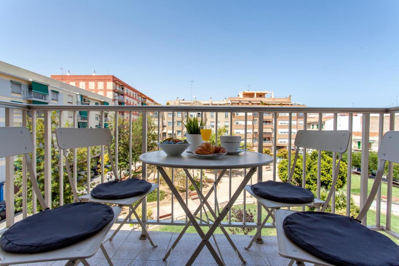 Valencia Flat Rental Malvarrosa Beach Zone Exteriör bild